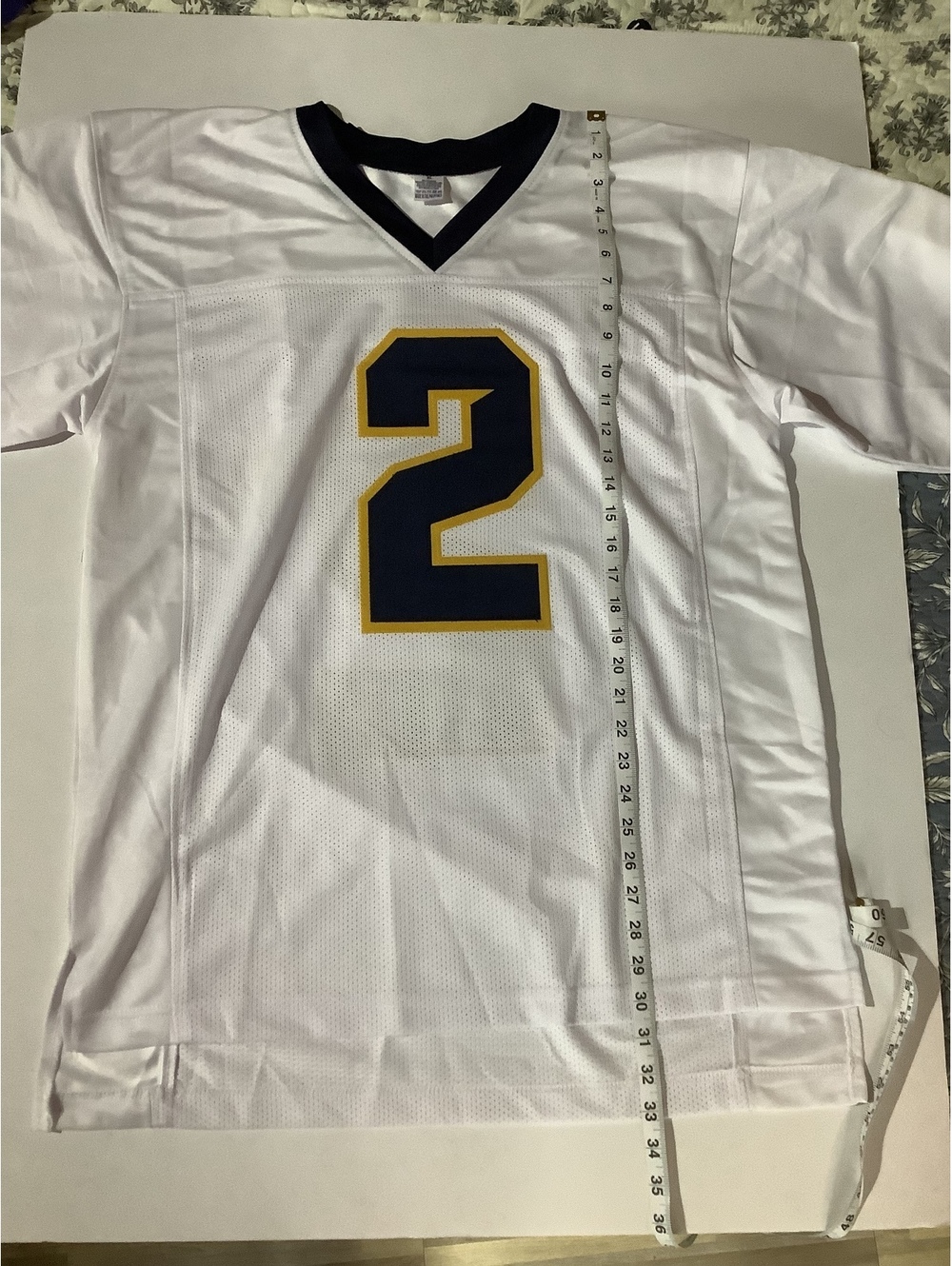 Majestic Vandeross III #2 White Football Jersey Size Large